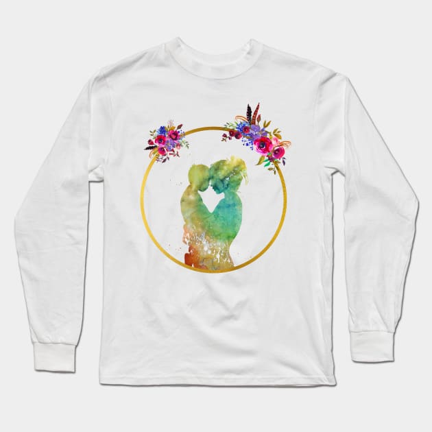 Mother and son Long Sleeve T-Shirt by erzebeth